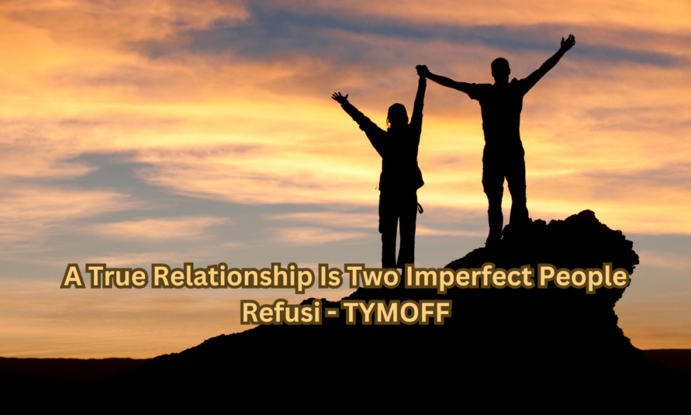 A True Relationship Is Two Imperfect People Refusi - TYMOFF