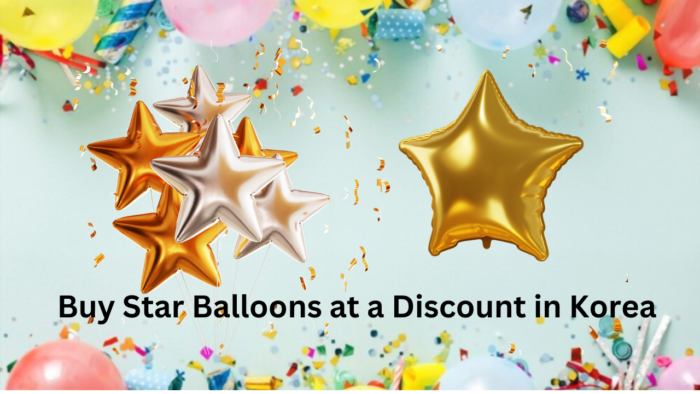 Buy Star Balloons at a Discount in Korea