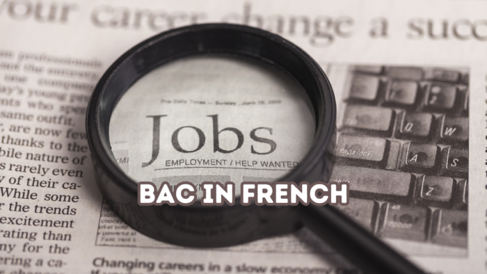 Bac in French