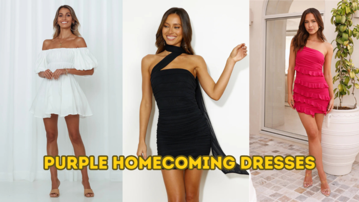 Purple Homecoming Dresses