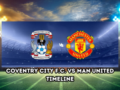 Coventry City F.C. Vs Man United Timeline