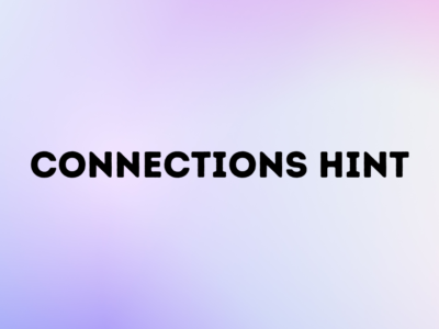 Connections Hint