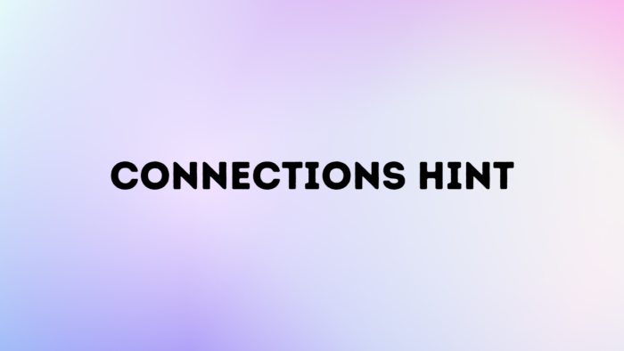 Connections Hint
