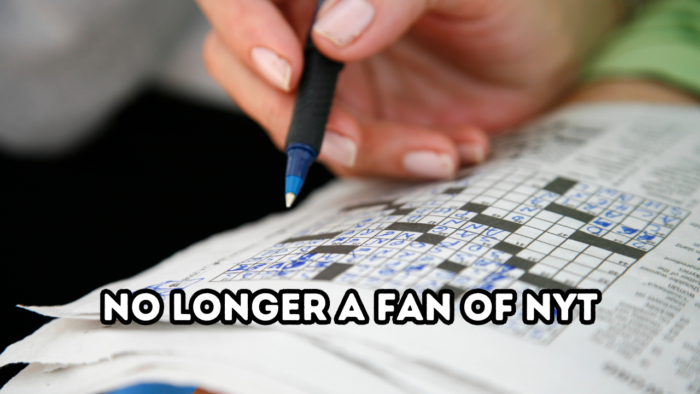 No Longer a Fan of NYT
