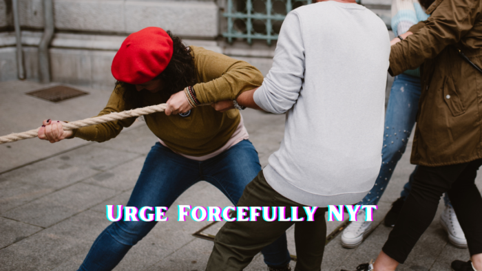 Urge Forcefully NYT