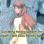 Gun Wing Relena Speech The Gundam's Will Soon Rectify Speech