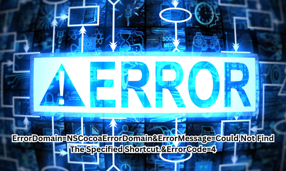 ErrorDomain=NSCocoaErrorDomain&ErrorMessage=Could Not Find The Specified Shortcut.&ErrorCode=4