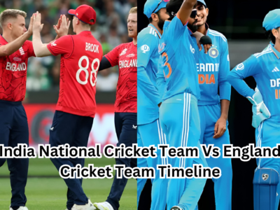 India National Cricket Team Vs England Cricket Team Timeline