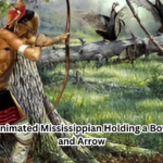 Animated Mississippian Holding a Bow and Arrow