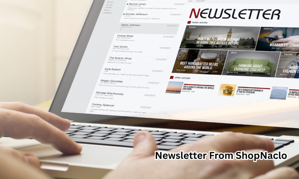 Newsletter From ShopNaclo