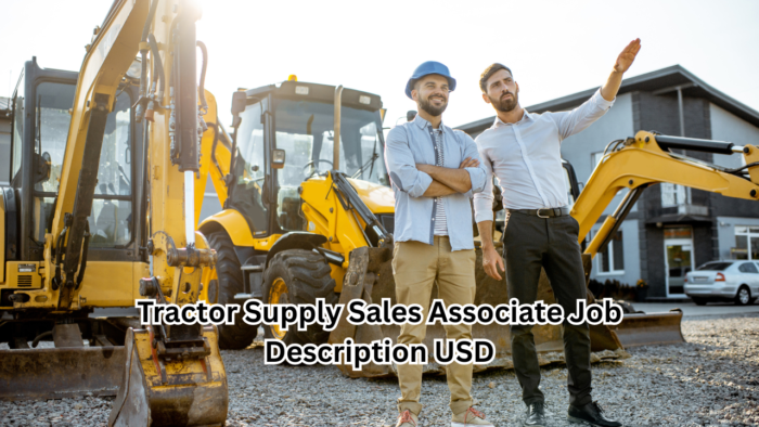 Tractor Supply Sales Associate Job Description USD